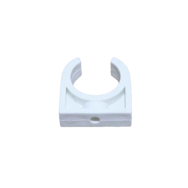 White pipe clamp 16mm بست لوله سفید 16mm - Image 1